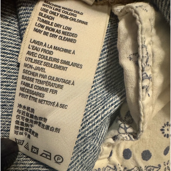 Free People “Brea” Women’s High Waist Cut Off Button-fly Denim Skirt 24R - Picture 10 of 13